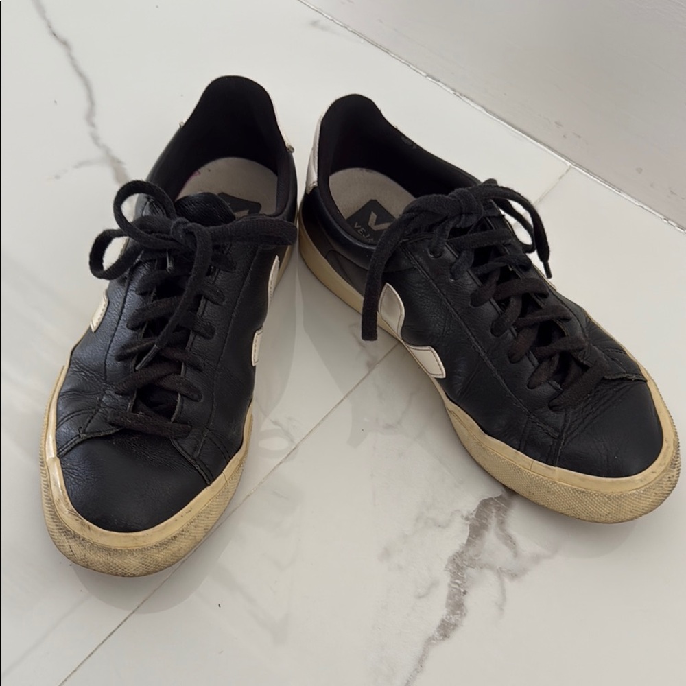 Black VEJA Campo Sneakers